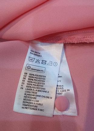 H&m,  нарядная блузка без рукавов с рюшами5 фото