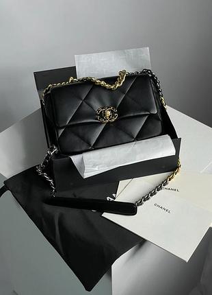 Сумка кожаная в стилі chanel