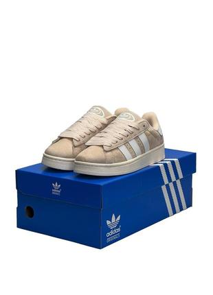 Демисезон adidas originals campus beige white7 фото