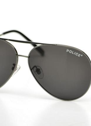 Мужские очки police 9568 police с поляризацией 8585gr (o4ki-9568)1 фото