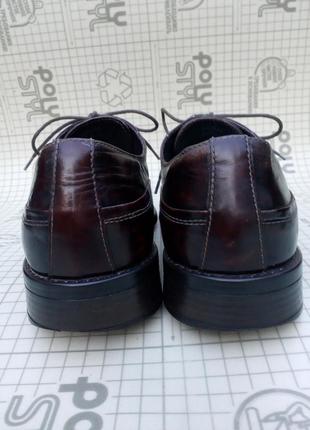 Туфли manguun men бордовые на шнуровке кожа 41 размер3 фото