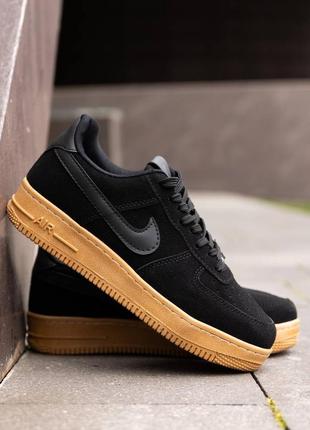 Nike air force black кросівки, кроссовки