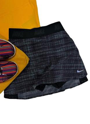 Спортивная теннисная юбка-шорты nike оригинал