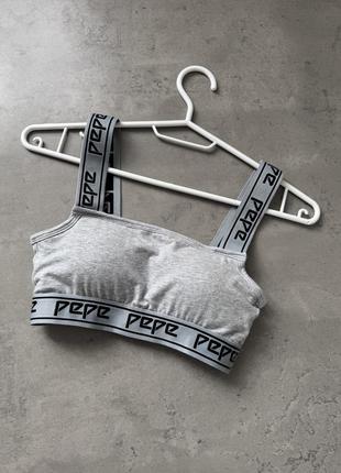 Pepe jeans myleene seamless bra женский топ оригинал р. xs2 фото