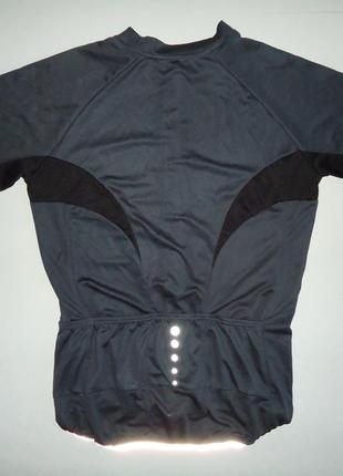 Велофутболка arsuxeo gray black bike cycling jersey велоформа (xl)2 фото