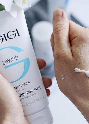 💦 увлажняющий крем для жирной кожи 🌕gigi lipacid moisturizer for oily skin2 фото