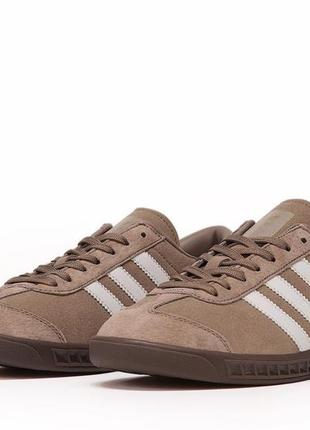 Adidas hamburg beige brown.2 фото