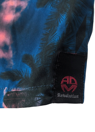 Adm denim revolution итальянская гавайка гавайская рубашка