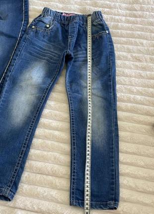 Джегінси лосини джинсові 5-6 років2 фото