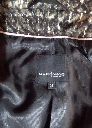 Демісезонне пальто mark adam new york 33 шерсть 38 розмір5 фото