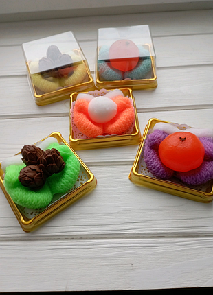 Новорічні подарунки сувеніри з мила ручної роботи зайчик символ р