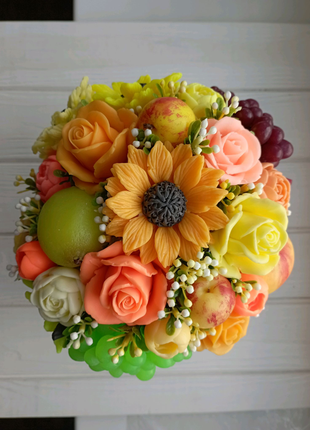 Букет з мила ручної роботи. подарунок вчителю, вихователю