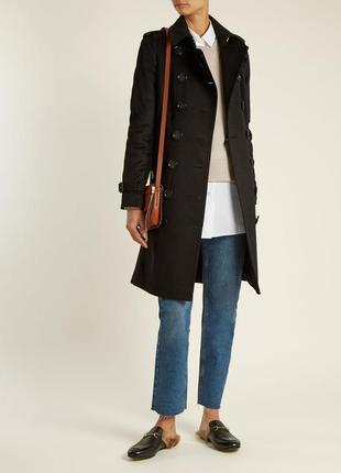Кашемировое пальто burberry sandringham размер 12 (m-l)8 фото