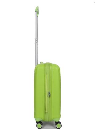 Ультралегкий французский чемодан  из полипропилена на 4-х колесах "airtex " 637 s green9 фото