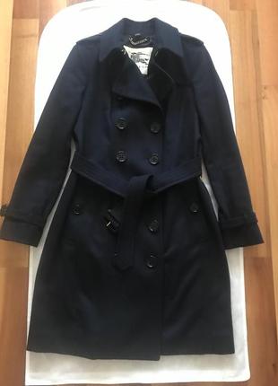 Кашемировое пальто burberry sandringham размер 12 (m-l)2 фото