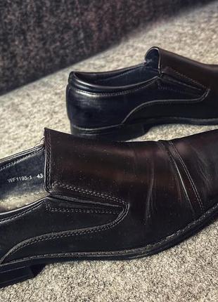 Кожаные мужские туфли doowood 43