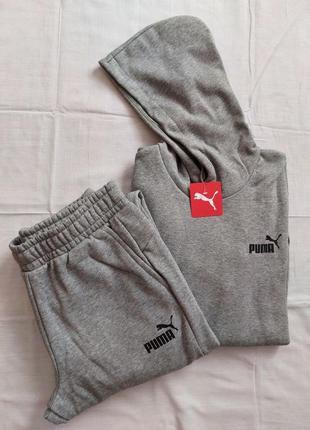 Новый мужской спортивный костюм puma essentials mens размер m, оригинал с сша!!! на флисе