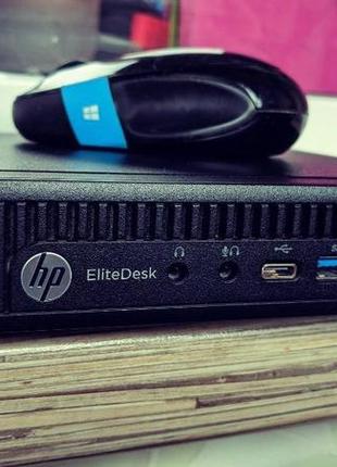 Настільний пк hp mini elitedesk 705 g2 a12-8800b 4gb 128ssd win101 фото