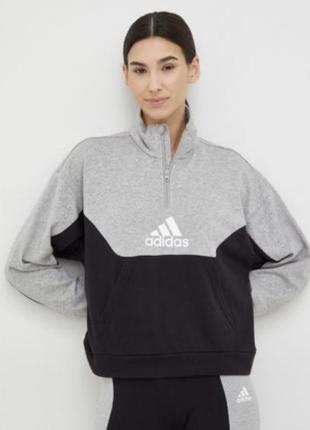 Adidas жіноча сіра кофта, світшот!оригінал!