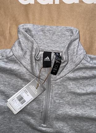 Adidas женская серая кофта ,свитшот !оригинал!новая !3 фото
