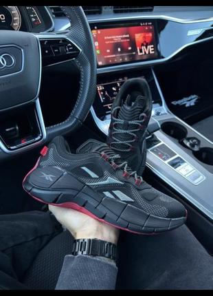 Мужские кроссовки reebok zig kinetica &lt;unk&gt; black red