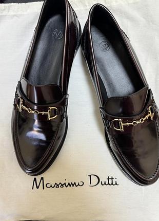 Мокасини туфлі massimo dutti 38