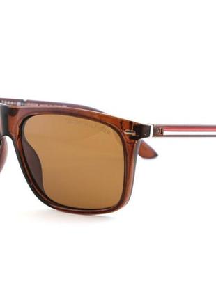 Чоловічі класичні окуляри 12619 tommy hilfiger з поляризацією 1821-brown (o4ki-12619)