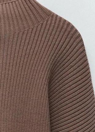 Нежный красивый свитер с широкими рукавами zara9 фото