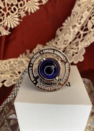 Vivienne westwoid blue small orb кулон подвеска8 фото