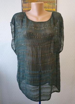 Легка прозора блузка, шовк та бамбук від незвичайного бренда grizas