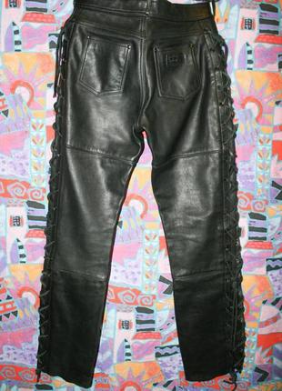 Шкіряні штани з шнурівкою ixs ixs leather motorcycle jeans шкіряні штани мотоштани шкіряні мото штани2 фото