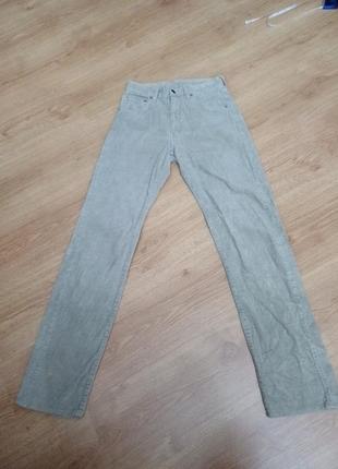 Вельветовые брюки levi's 505 w26 l34