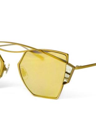 Жіночі окуляри gentle monster 12134 gentle monster 5320-gold (o4ki-12134)