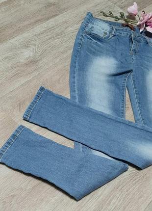 Стильные джинсы / jeans / skinny/ голубые джинсы / штаны /