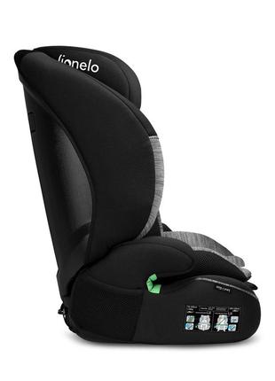 Детское автокресло lionelo  levi i-size black  grey3 фото