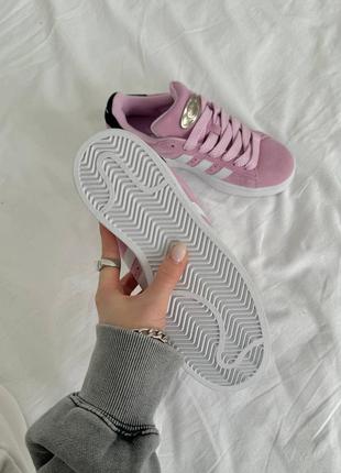 Кроссовки adidas campus 00s lilac pink white9 фото