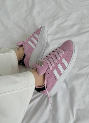Кроссовки adidas campus 00s lilac pink white4 фото