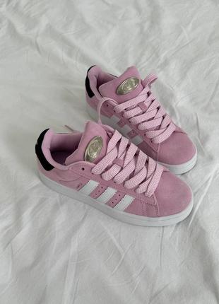 Кроссовки adidas campus 00s lilac pink white6 фото