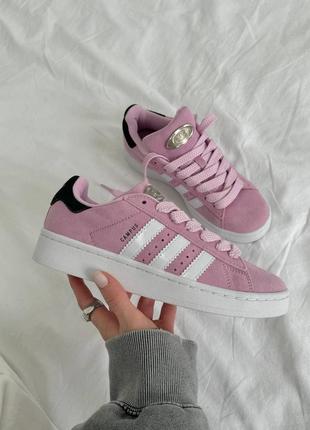 Кросівки adidas campus 00s lilac pink white7 фото