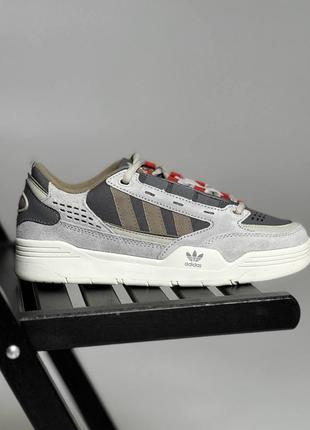 Adidas adi2000 silver khaki orange3 фото