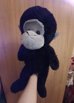 Іграшка мавпа горила мавпочка чорна кинг конг