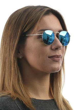 Ray ban round metal 9322 ray ban 3447aqua-s (o4ki-9322)6 фото