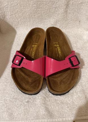 Шлепанцы сланцы birkenstock 40p розовые ортопедические