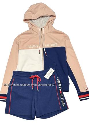 Костюм tommy hilfiger кофта шорти томми хилфигер томмі хілфігер оригінал