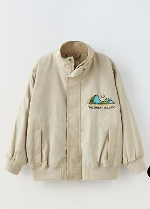 Zara водовідштовхуюча куртка бомбер