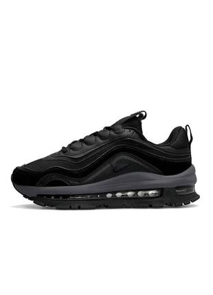 Мужские кроссовки nike air max 97 futura black gray