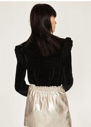 Брендовая юбка с карманами zara этикетка3 фото