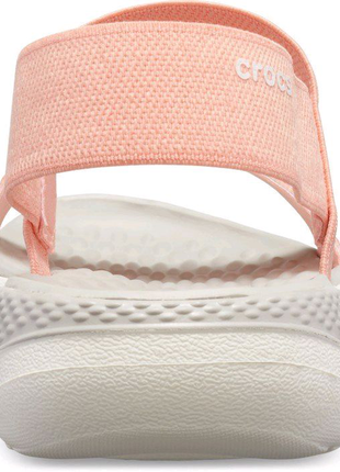 Сандалії жіночі lavender crocs women's literidetm sandal melon (рожевий)