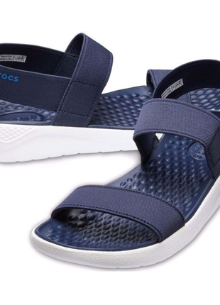 Сандалії жіночі crocs women's literidetm sandal navy (темно сині