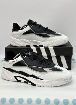 Кросівки adidas niteball old fashion (white / black)